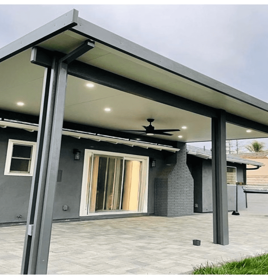 Insulated Patio with 6 lights and one fan Insulated Patio with 6 lights and one fan